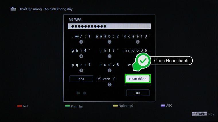 các bước thiết lập lại từ đầu internet tivi sony 2015