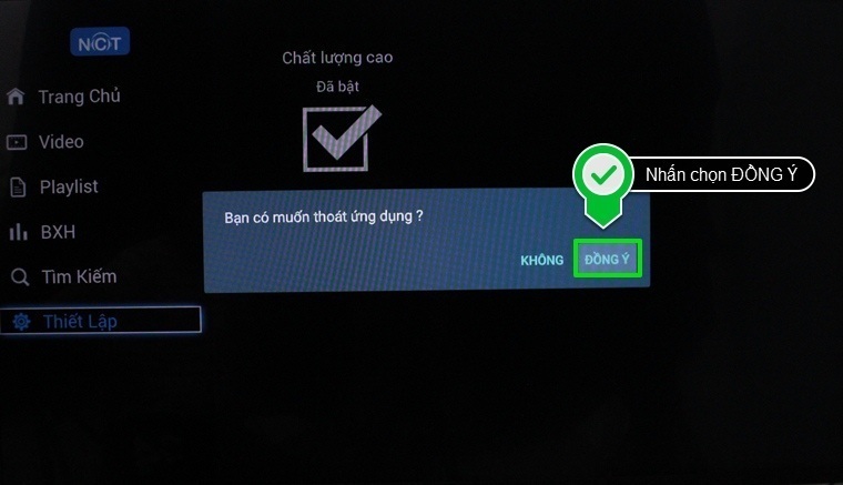 cách sử dụng ứng dụng nhạc của tui trên android tivi sony 2015