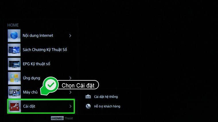 cách khôi phục cài đặt gốc internet tivi sony 2015