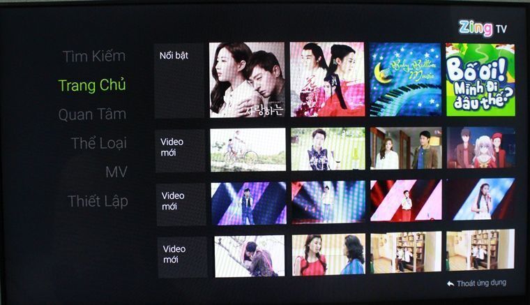 top 5 ứng dụng xem video, xem phim online trên android tivi sony 2015