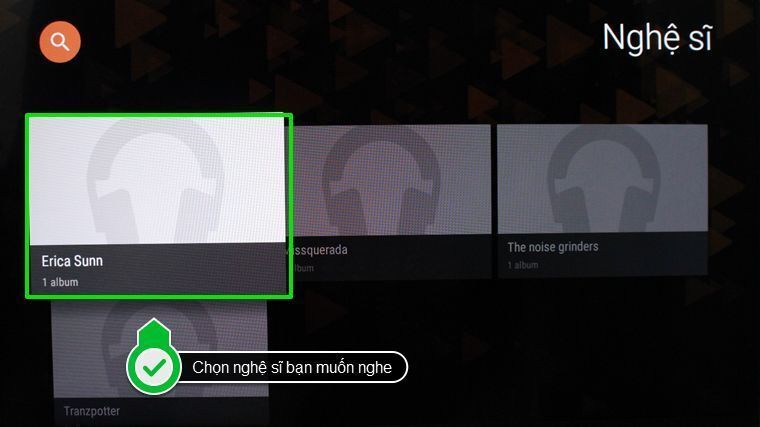 cách sử dụng ứng dụng google play music trên android tivi sony 2015