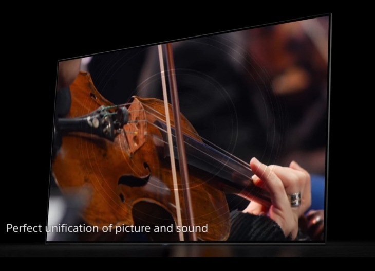 công nghệ âm thanh độc đáo acoustic surface trên dòng tivi oled sony