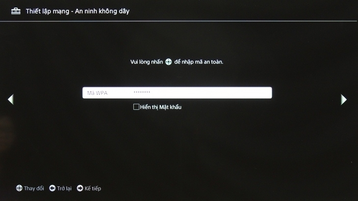 cách kết nối mạng trên internet tivi sony 2016
