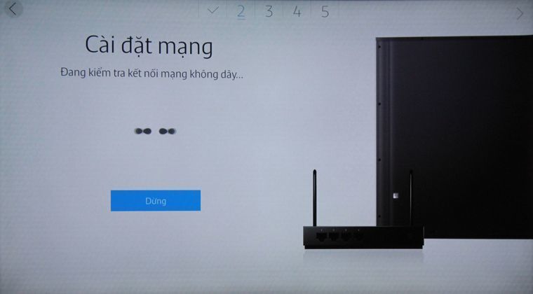các bước thiết lập smart tivi samsung 2015 lần đầu tiên sử dụng