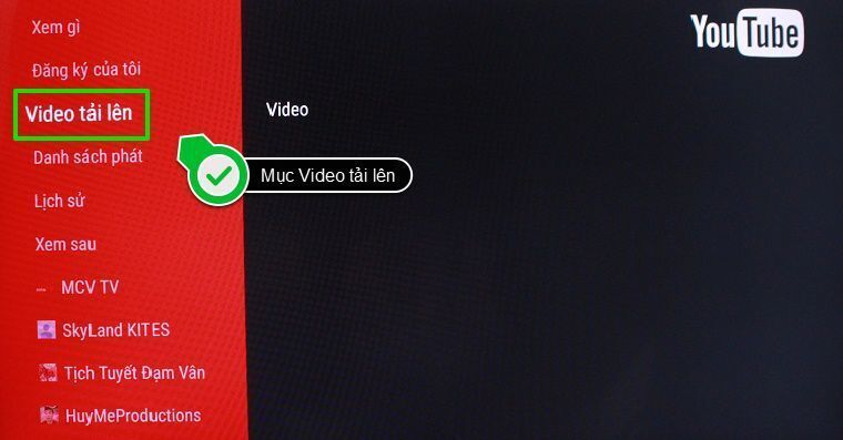cách sử dụng ứng dụng youtube trên android tivi sony 2015