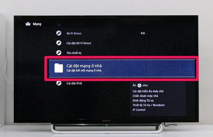 cách đồng bộ dữ liệu từ laptop lên tivi sony