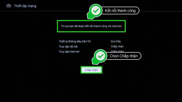 các bước thiết lập lại từ đầu internet tivi sony 2015