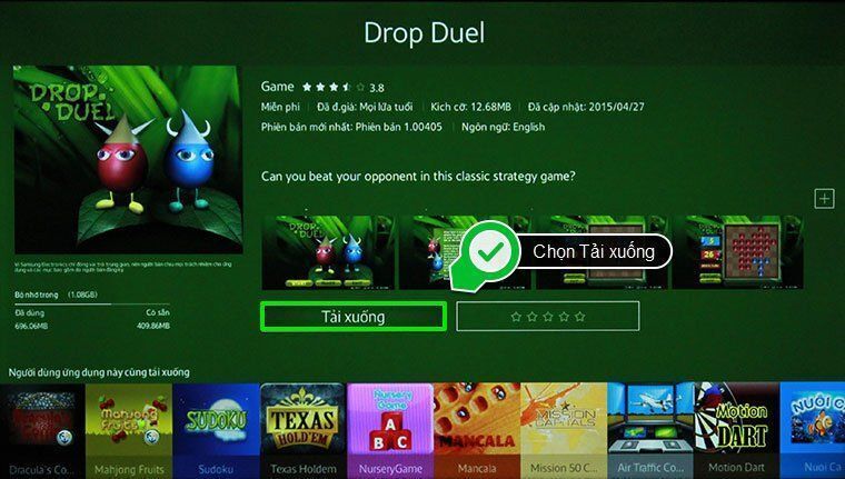 cách tải ứng dụng trên smart tivi samsung 2015