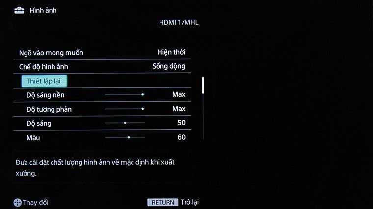khắc phục tivi bị mất màu
