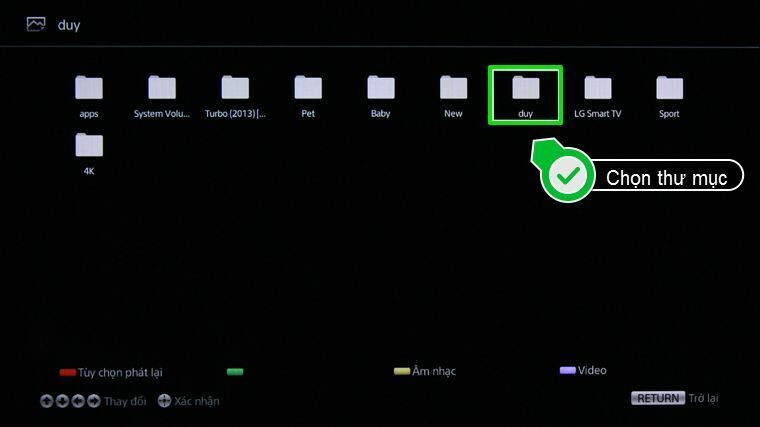 cách xem dữ liệu trong usb bằng internet tivi sony 2015