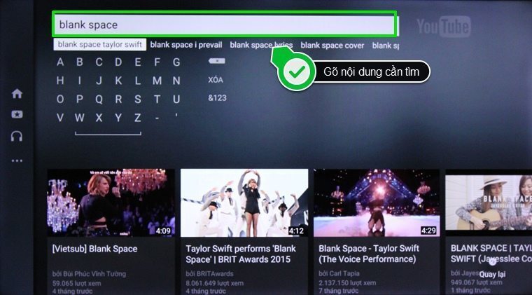 cách sử dụng ứng dụng youtube trên smart tivi lg hệ điều hành webos