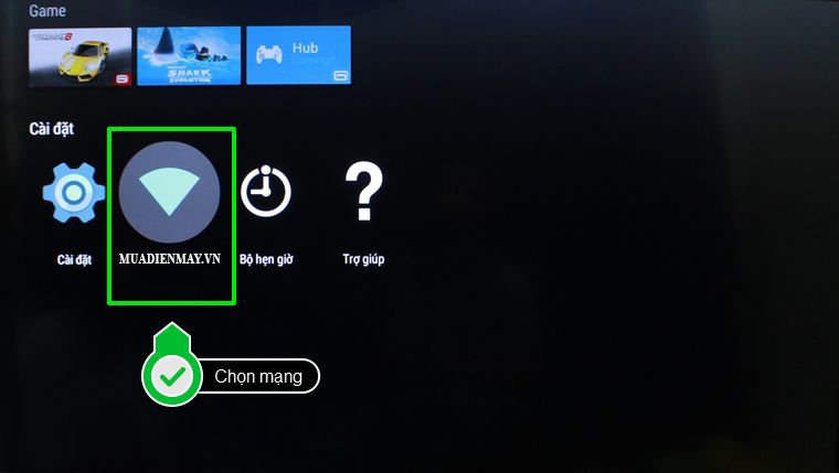 cách cài đặt ip mạng cho android tivi sony 2015