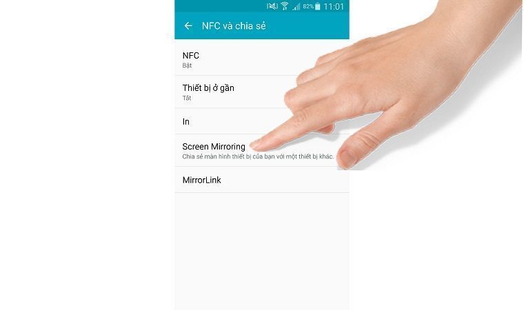 cách phản chiếu hình ảnh từ điện thoại lên smart tivi lg chạy hệ điều hành webos