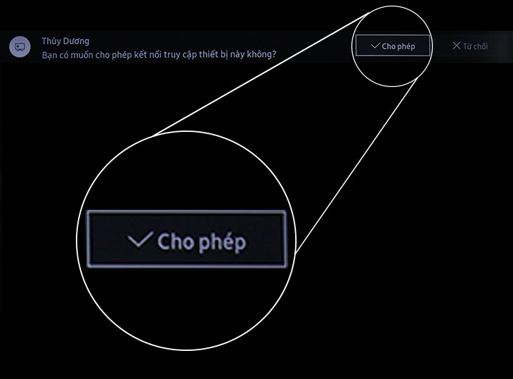 cách chiếu màn hình điện thoại lên smart tivi samsung 2016