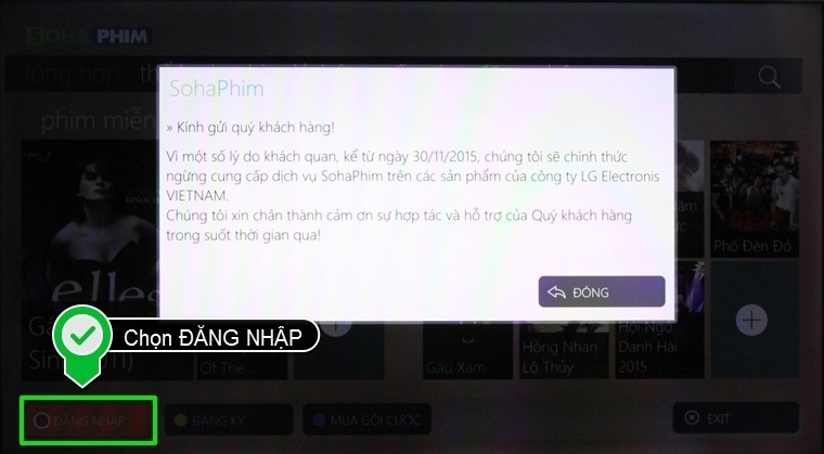 cách sử dụng ứng dụng sohaphim trên smart tivi lg hệ điều hành webos