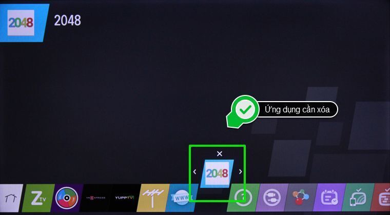 cách xóa ứng dụng trên smart tivi lg chạy hệ điều hành webos
