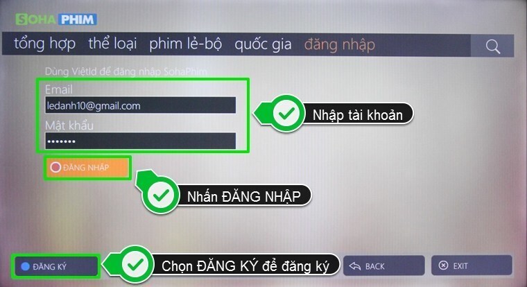 cách sử dụng ứng dụng sohaphim trên smart tivi lg hệ điều hành webos