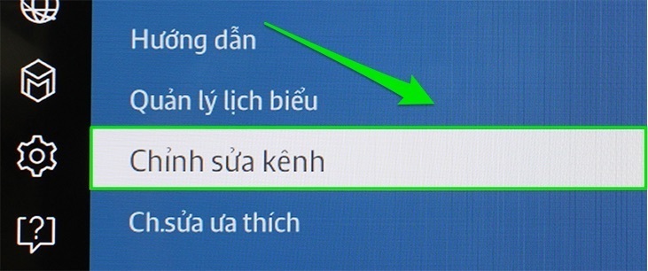cách khoá kênh trên tivi samsung
