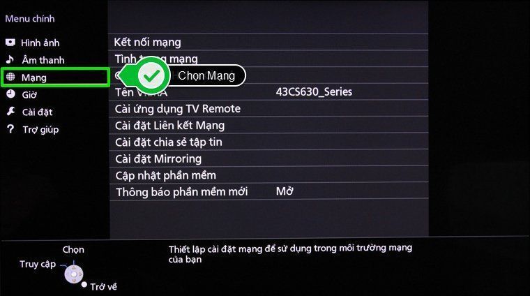 cách kết nối mạng trên smart tivi panasonic