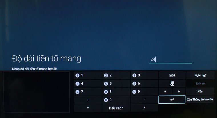 cách cài đặt ip mạng cho android tivi sony 2015