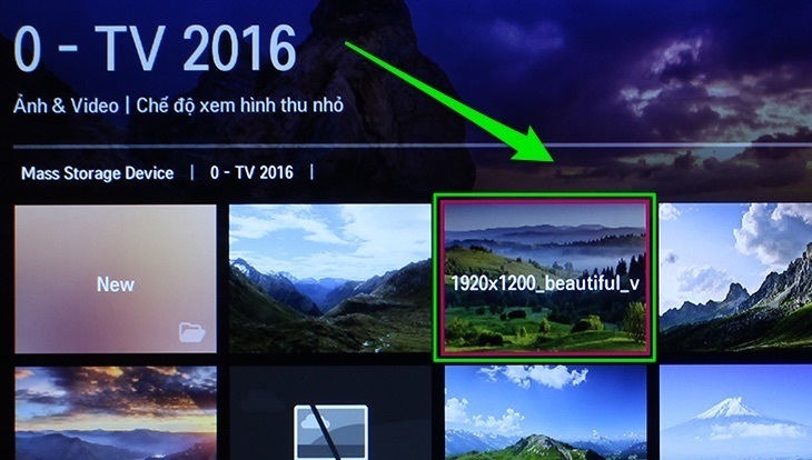 cách xem hình, nghe nhạc, xem phim trên smart tivi lg 2016