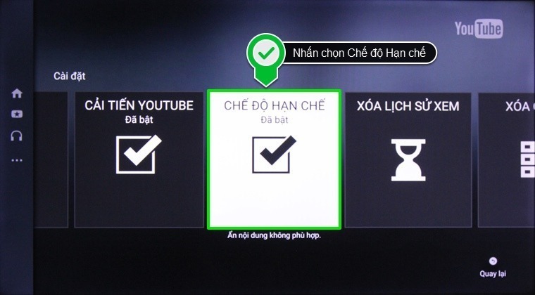cách sử dụng ứng dụng youtube trên smart tivi lg hệ điều hành webos