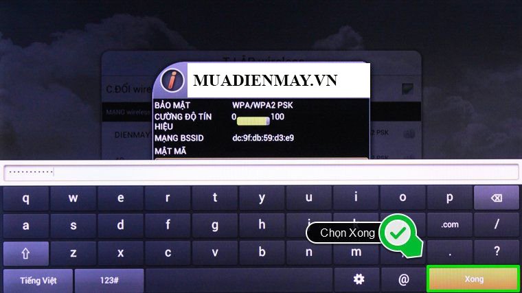 cách kết nối mạng trên smart tivi tcl