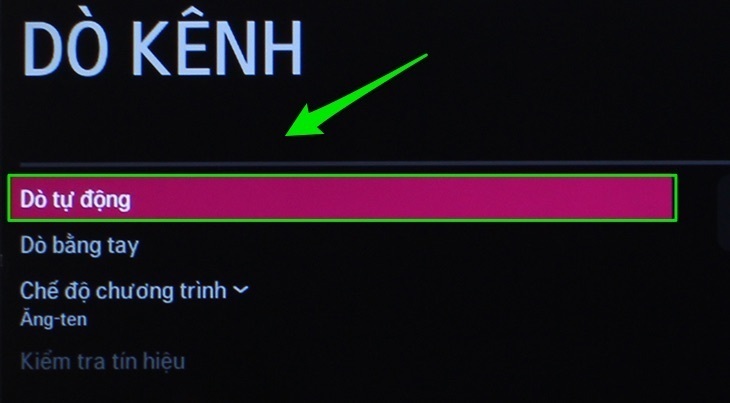 cách dò kênh trên smart tivi lg 2016