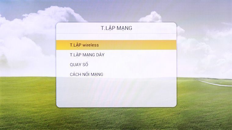 cách kết nối mạng trên smart tivi tcl