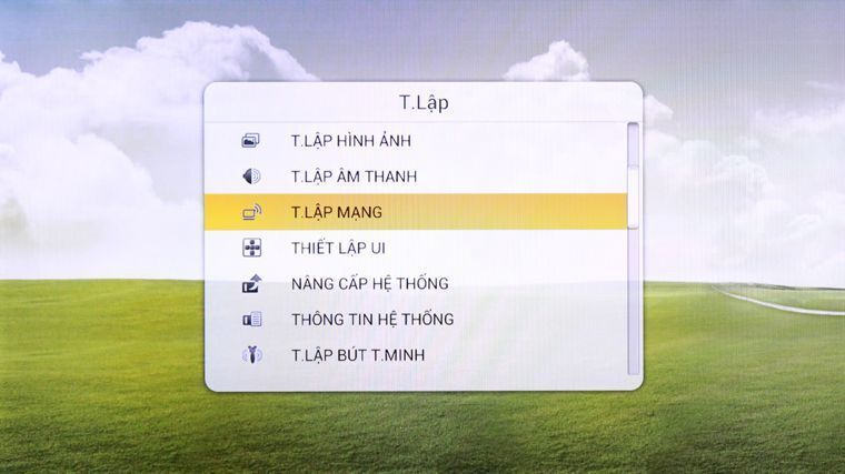cách kết nối mạng trên smart tivi tcl