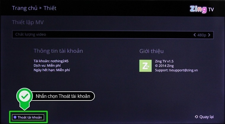 cách sử dụng ứng dụng zing tv trên smart tivi lg hệ điều hành webos