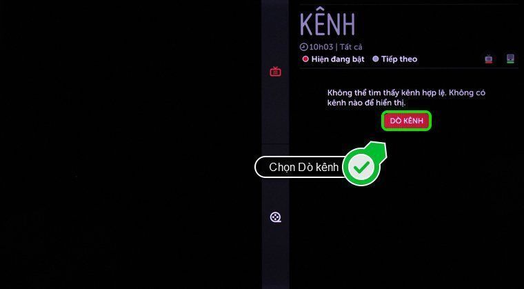 cách dò kênh trên tivi lg chạy hệ điều hành webos