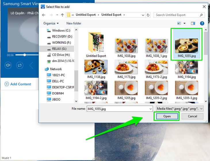 cách chuyển hình từ laptop lên smart tivi samsung không cần dây cáp