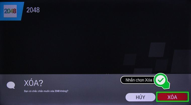 cách xóa ứng dụng trên smart tivi lg chạy hệ điều hành webos