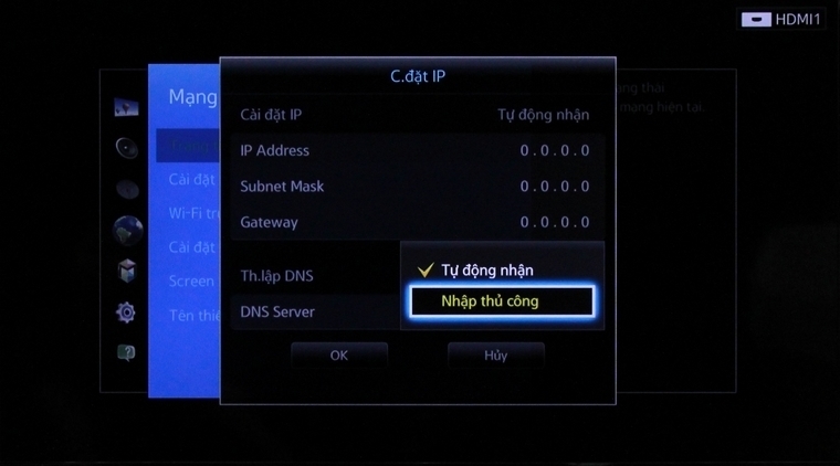 cách khắc phục tivi không vào youtube/facebook