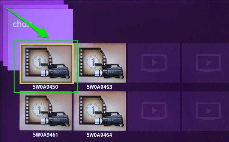 cách xem video, nghe nhạc, xem ảnh trong usb trên tivi samsung thường