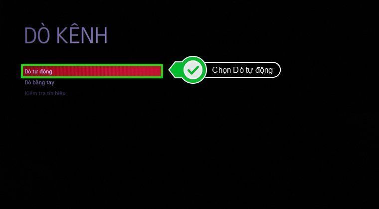 cách dò kênh trên tivi lg chạy hệ điều hành webos