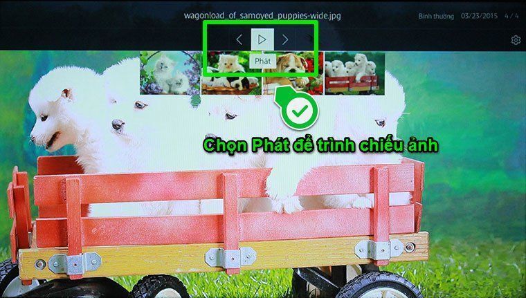 cách xem video, nghe nhạc, xem ảnh trong usb trên tivi samsung 2015