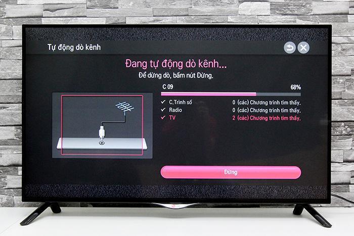 cách dò kênh trên tivi lg trên hệ điều hành netcast