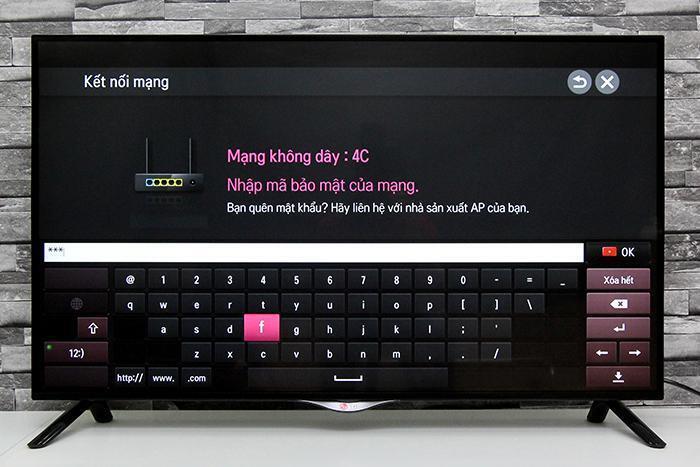 cách kết nối mạng tivi lg
