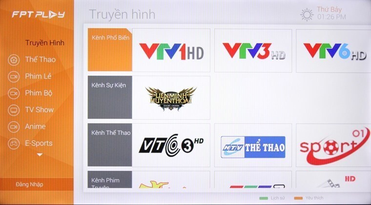 cách sử dụng ứng dụng fpt play trên smart tivi lg hệ điều hành webos