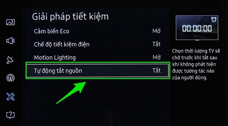 cách bật chế độ tiết kiệm điện cho smart tivi samsung 2016