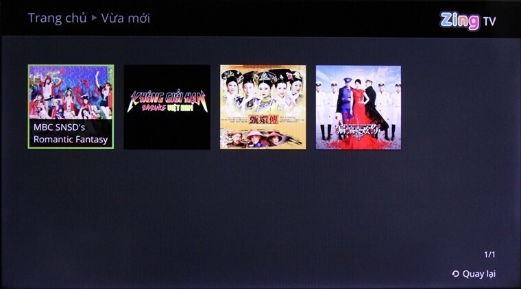 cách sử dụng ứng dụng zing tv trên smart tivi lg hệ điều hành webos