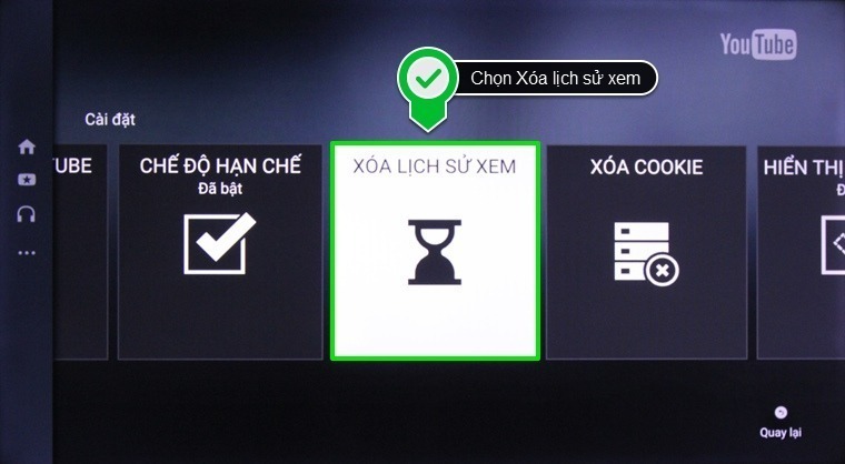 cách sử dụng ứng dụng youtube trên smart tivi lg hệ điều hành webos