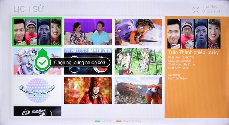 cách sử dụng ứng dụng fpt play trên smart tivi lg hệ điều hành webos
