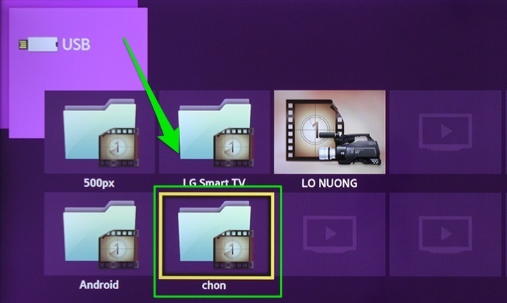 cách xem video, nghe nhạc, xem ảnh trong usb trên tivi samsung thường