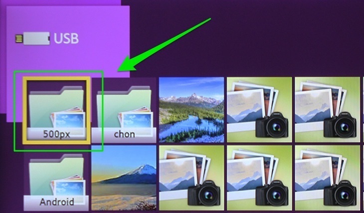 cách xem video, nghe nhạc, xem ảnh trong usb trên tivi samsung thường