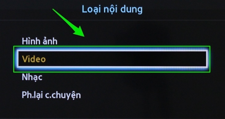 cách xem video, nghe nhạc, xem ảnh trong usb trên tivi samsung thường