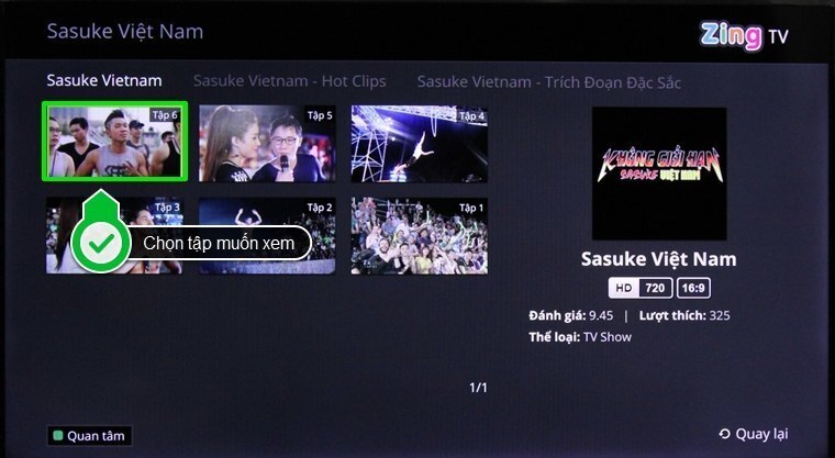 cách sử dụng ứng dụng zing tv trên smart tivi lg hệ điều hành webos