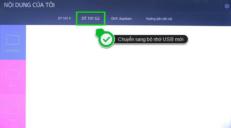 cách kết nối hub usb với smart tivi samsung 2015